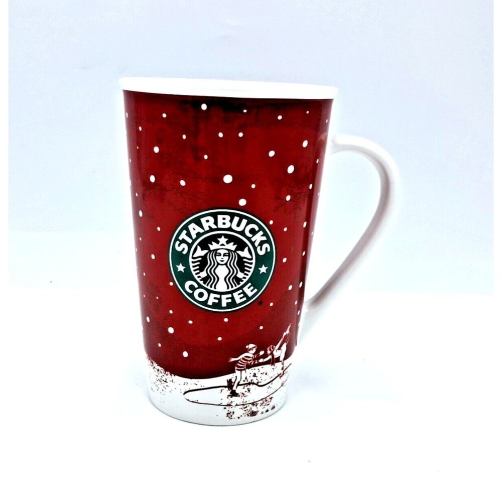 Starbucks Coffee 2007 Holiday Mug-Ceramic- 16 Ounces